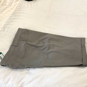 NWT Bixby Nomad Ryder 5-Pocker Twill Short, Light Grey, Size 34